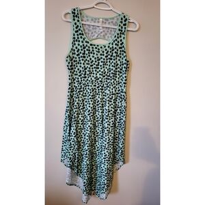 Xhilaration Mint and Black High Low Dress
